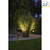 Outdoor HighPower LED Erdspieß-Spot AMALFI, 12V, 1-flammig, 4W 3500K 280lm 46°, inkl. Trafo, abnehmbarer Erdspieß, schwarz