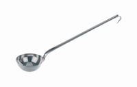 1000.00ml Ladle scoops flat handle 18/10 steel
