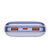 Powerbank Bipow Pro 20000mAh 22.5W z kablem USB USB-C 0.3m fioletowy