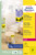 Etiketten in Sonderfarben, A4, 63,5 x 29,6 mm, 25 Bogen/675 Etiketten, neongelb