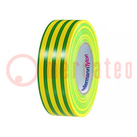 Tape: electrical insulating; W: 19mm; L: 20m; Thk: 150um; PVC film