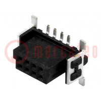 Connector: PCB to PCB; female; PIN: 8; 1.27mm; har-flex®; -55÷125°C