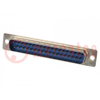 D-Sub; PIN: 37; plug; male; for cable; soldering; 5A