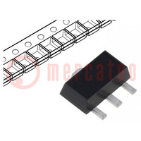 IC: driver; buck; LED controller; SOT89-3; MOSFET; 20÷400V; 20mA
