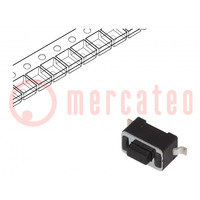 Mikrokapcsoló TACT; SPST-NO; poz: 2; 0,05A/12VDC; SMT; nincs; 1,6N