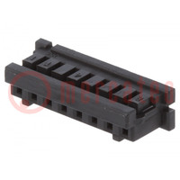 Connector: wire-wire/PCB; plug; female; PIN: 8; DF3; Pitch: 2mm