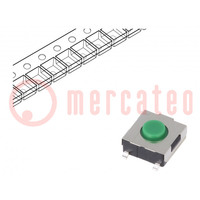 Microswitch TACT; SPST; Pos: 2; 0.05A/12VDC; SMT; 1.6N; 3.1mm; SKHM