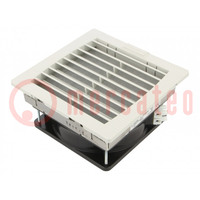 Ventilateur: AC; axial; 230VAC; 70m3/h; 44dBA; IP54; 145x75x145mm