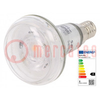 Lampka LED; biały ciepły; E14; 230VAC; 105lm; P: 1,4W; 36°; 2700K