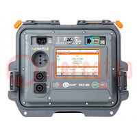 Multiméter: biztonsági analizátor; LCD TFT 5,6"; 800x480; 55Hz