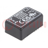 Converter: DC/DC; 5/6W; Uin: 18÷36V; Uout: 15VDC; Uout2: -15VDC; THT