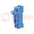 Socket; PIN: 5; 10A; 250VAC; for DIN rail mounting; Series: 40.31