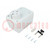 Enclosure: for power supplies; with earthing; X: 65mm; Y: 90mm