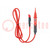 Test lead; Len: 1.5m; red; Features: with remote control switch