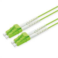 ROLINE LWL-Kabel 50/125µm OM5, LC/LC, LSOH, Low-Loss-Stecker, grün, 15 m