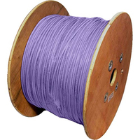 Cablenet Cat6a Violet S/FTP LSOH 26AWG Stranded Patch Cable 500m Reel