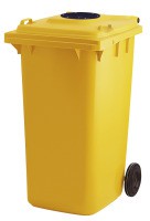 Container mit Glasrosette VB 240500 - Gelb
