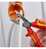 Knipex Abmantelungszange isoliert mit Mehrkomponenten-Hüllen, VDE-geprüft verchromt 165 mm