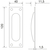 Skizze zu Conchiglia per porta scorrevole angolare, 40 x 120 mm, inox opaco