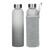 Artikelbild Glass bottle with case "Iced", 0.45 l, transparent/grey