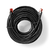 NEDIS CABLE DE RED CAT6 ? CONECTOR RJ45 ? CONECTOR RJ45 ? U/UTP ? 20,0 M ? EXTERIOR ? REDONDO ? PE ? NEGRO ? ETIQUETA