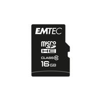 EMTEC MicroSD Card 16GB SDHC CL.10 inkl. Adapter