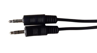 Microconnect AUDLL1 kabel audio 1 m 3.5mm Czarny
