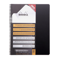 Rhodia 119900C schrijfblok & schrift A4+ 80 vel Zwart