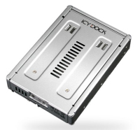 Icy Dock MB982IP-1S-1 base de conexión para disco duro Plata