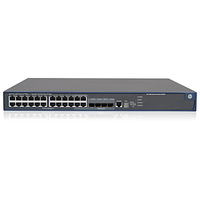 HPE ProCurve 5500-24G SI Managed L3 Gigabit Ethernet (10/100/1000) 1U Schwarz