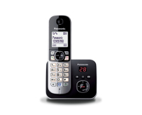 Panasonic KX-TG6821 DECT telefon Hívóazonosító Fekete, Ezüst