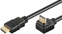 Goobay High Speed HDMI 90° Cable with Ethernet, 5 m, Black