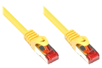 Alcasa 1m Cat6 S/FTP Netzwerkkabel Gelb S/FTP (S-STP)