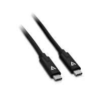 V7 Cavo USB nero da USB-C maschio a USB-C maschio 2m 6.6ft