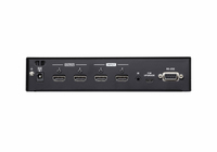 ATEN VM0202H-AT-E switch per keyboard-video-mouse (kvm) Montaggio rack Nero