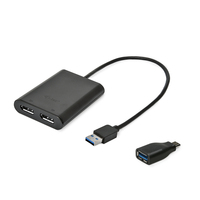 i-tec USB 3.0 / USB-C Dual Adaptador de Video de 4K Display Port