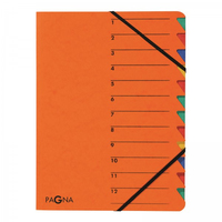 Pagna 24131-12 intercalaire de classement Carton Orange