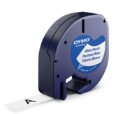 DYMO 12mm LetraTAG Plastic tape nastro per etichettatrice