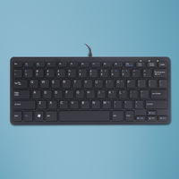 R-Go Tools Compact R-Go toetsenbord, QWERTY (US), bedraad, zwart