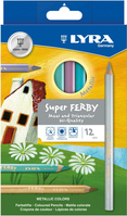 Lyra Super Ferby Metallic színes ceruza 12 dB Többszínű
