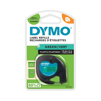 DYMO S0721640 labelprinter-tape Zwart op groen