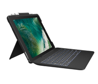 Logitech SLIM COMBO with detachable keyboard and Smart Connector for iPad Air (3rd gen) and iPad Pro 10.5-inch Black Swiss