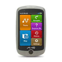 Mio CYCLO Discover navigator Handheld 8,89 cm (3.5") Touchscreen 151 g Grijs