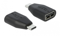 DeLOCK 66528 csatlakozó átlakító USB Type-C USB A típus Fekete
