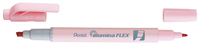 Pentel Illumina Flex marqueur 1 pièce(s) Pointe fine/biseautée Rose clair