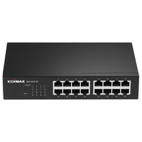 Edimax GS-1016 V2 hálózati kapcsoló Vezérelt Gigabit Ethernet (10/100/1000) Fekete