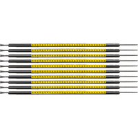 Brady SCNG-05-Q cable marker Black, Yellow Nylon 300 pc(s)