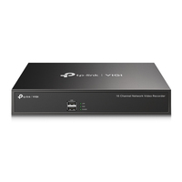 TP-Link VIGI NVR1016H Videoregistratore di rete (NVR) Nero
