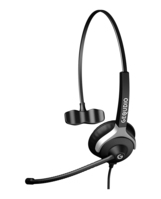 GEQUDIO WA9007 headphones/headset Wired Head-band Office/Call center Black