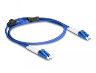 DeLOCK 87919 Glasvezel kabel 1 m LC OS2 Blauw